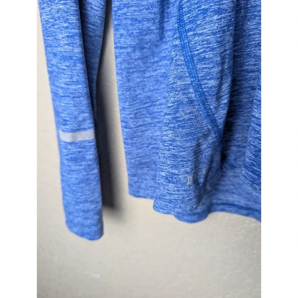Nike Womens Element 1/2 Zip Running Dri  Fit Top Blue Size XL Heathered Blue